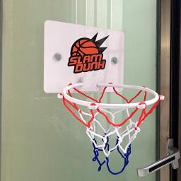 Mini kit de basquete para crianças, interior sem soco, montado na parede, encosto, esportes em casa, basquete bola aros, brinquedo engraçado jogo - Image 2