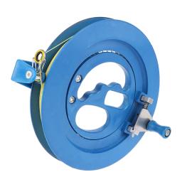 Carretel plástico do pipas do ABS, enrolamento azul do aperto com 150m linha, 16cm - Image 1