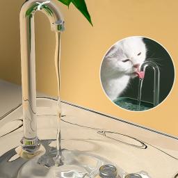 Cat Water Fountain Auto Filter Transparente Cat Drinker USB Mudo Elétrico Recircular Filtragem Bebedor para Gatos Dispenser de água - Image 4