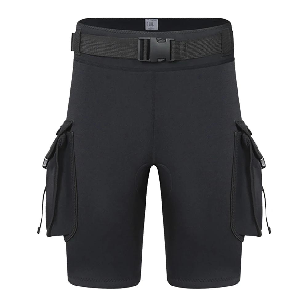 Shorts de mergulho com bolso para homens e mulheres, trajes de neoprene de 3mm, pesca submarina, surf, canoagem, caiaque - Image 1