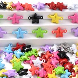 Fechos Magnéticos para Fazer Jóias, Fechos Multicoloridos para Pulseira e Colar Casal, Em Forma De Estrela, 15x22mm, 5 Pares - Image 3
