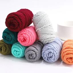 Conjunto de ferramentas de lã artesanal, DIY, 10 fios coloridos, 3 crochets artesanais criativos, Material tecido, 13 pcs - Image 6