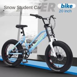 Fj bicicleta de montanha de aço de alto carbono, velocidade variável, off-road, praia, neve, 20 tamanhos de largura, pneu para estudantes do sexo masculino e feminino - Image 6