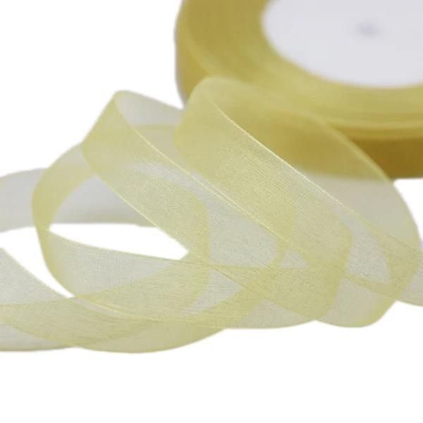 (50 jardas/rolo) fitas de organza de 12mm atacado embrulho de presente decoração fitas de natal - Image 1