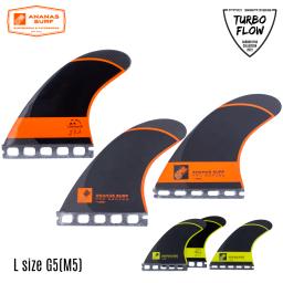 Ananas Surf prancha aletas Future  base compatível de fibra carbono thruster fin conjunto kite wake acessórios turbo série fluxo - Image 1