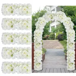 Painel De Flores Artificiais Floral Arco, Decoração De Festa De Casamento, Decoração De Chuveiro De Noiva, Decoração De Chuveiro De Bebê, Fontes Do Partido - Image 1
