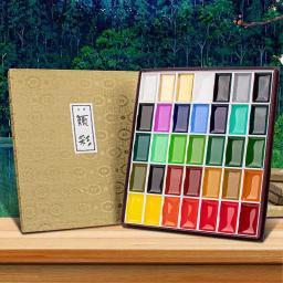Conjunto de Tintas Aquarela Profissional para Pintura Tradicional, Sakura Japonesa, Tintas Aquarela, Artigos de Arte, Aquarela - Image 1