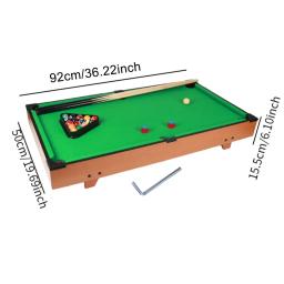 Conjunto de mesa de bilhar para crianças, mini mesa de bilhar para quarto com bolas, lazer, escritório, mesa de sinuca para crianças e família - Image 6