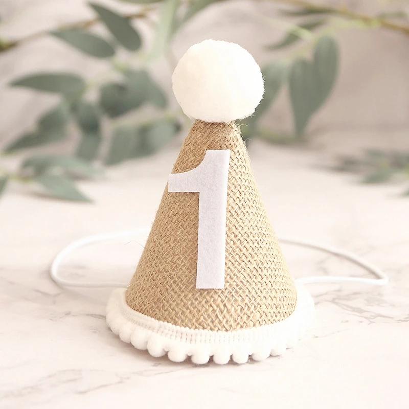 Chapéu de festa de aniversário, chapéu de chá de bebê, decoração de festa, margarida, decoração de aniversário, bebê, 1 ano, chapéu infantil, presente oyun자 - Image 1