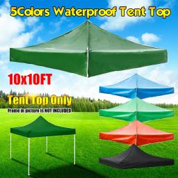 Barraca ao ar livre superior à prova dwaterproof água cobertura superior substituição gazebo dossel telhado pára-sol cobertura ao ar livre barraca de acampamento festa do jardim - Image 1