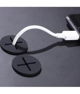 Rodada Flexível Silicone Cabo Grommets, Rubber Grommets, Mesa, TV Console Hole Cover, Wire Organizer for Desktop Cable Pass - Image 6