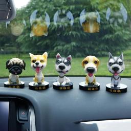 Nodding Dog Funny Shaking Head Toys, Bonecas Bobblehead Puppy, Swing Car Ornamentos, Home Auto Interior Decor, Brinquedos do painel do carro, Bonito - Image 2