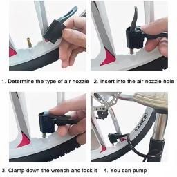 Bomba de pé multifuncional para motocicleta, bicicleta, carro, anel de natação, pedal de bola, economia de trabalho, inflação rápida, compacta, doméstica - Image 3