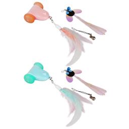 Brinquedos elétricos inteligentes do gato com luzes LED, interativo, automático, engraçado, mouse, USB recarregável, detecção - Image 1