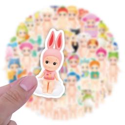 10/30/60 pçs personagem bens sonny ângulo dos desenhos animados adesivo decalques brinquedos diy mala skate telefone bagagem bicicleta adesivos presente - Image 4