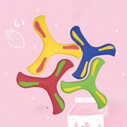 1/2/3 pçs crianças boomerang macio cruz de três folhas adulto-crianças brinquedo interativo ao ar livre educação precoce quebra-cabeça presente de descompressão - Image 3