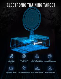 Airsoft alvo para atirador sentinela 2 - Image 6