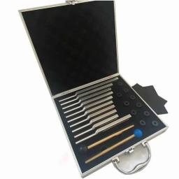 Instrumentos de Percussão Profissional, Tuning Fork Set, Sound Healing, Diapason Terapêutico, Ressonância Colorida, 10Pcs - Image 5