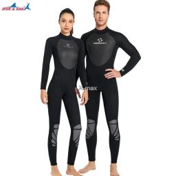 Wetsuit de neoprene premium para homens e mulheres, ternos de mergulho, atletas profissionais, surf molhado, mergulho, 3mm - Image 1