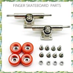 Esportes 2 peças dedo skate deck suporte peças de liga para mini dedo placa rolo skate scooter modelo, 2 peças dedo skateb - Image 4