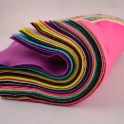 Super macio sentiu tecido para DIY costura artesanato, folha não tecidos, acessórios boneca, patchwork material, 30x30cm, 45 cores, 1,0 milímetros de espessura - Image 3