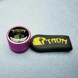Caixa de metal para taco de bilhar, haste circular especial para truque em pó taom, acessório de mesa de bilhar, formato redondo, estojo de armazenamento - Image 5