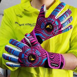 Luvas de goleiro de futebol profissional crianças adultos engrossado proteção de látex antiderrapante goleiro de futebol luvas de futebol - Image 3