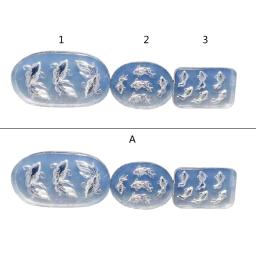 Mini enfeites peixinho dourado, molde para pendurar, pingente, decoração, molde silicone 4XBF - Image 1