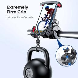 Rion suporte de telefone para bicicleta, suporte móvel para smartphone de motocicleta, acessórios mtb, montagem de bicicleta de estrada, 4.7-7 polegadas 360 ° - Image 2