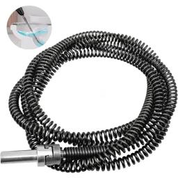 Flexível Auger Cabo Serpente Tamanco Removedor com Conector de Broca, Limpador de Tubos, Cozinha, Banheiro, Chuveiro, Pia, 1m - Image 1