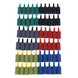 Cilindro bolha aerador aerador para peixes decoração do tanque, ar pedra, suprimentos de aquário, 10pcs por conjunto - Image 5