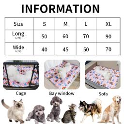 Lavável Pet Pee Pad, Tapete de fraldas reutilizáveis, Tapetes para cães, cama para cães, urina, treinamento, quatro estações - Image 3