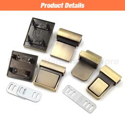 1pc Metal Square Push Lock Turn Pressionado Bloqueio Fecho Fivela para Couro Craft Bolsa Bolsa DIY Hardware Acessórios - Image 3