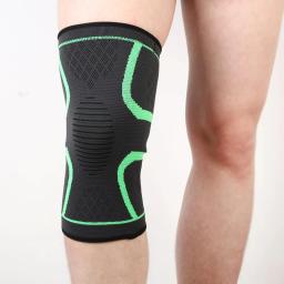 Joelheiras de nylon para esportes, 1 peça, joelheira protetora para dança, basquete, corrida, 2024 - Image 4