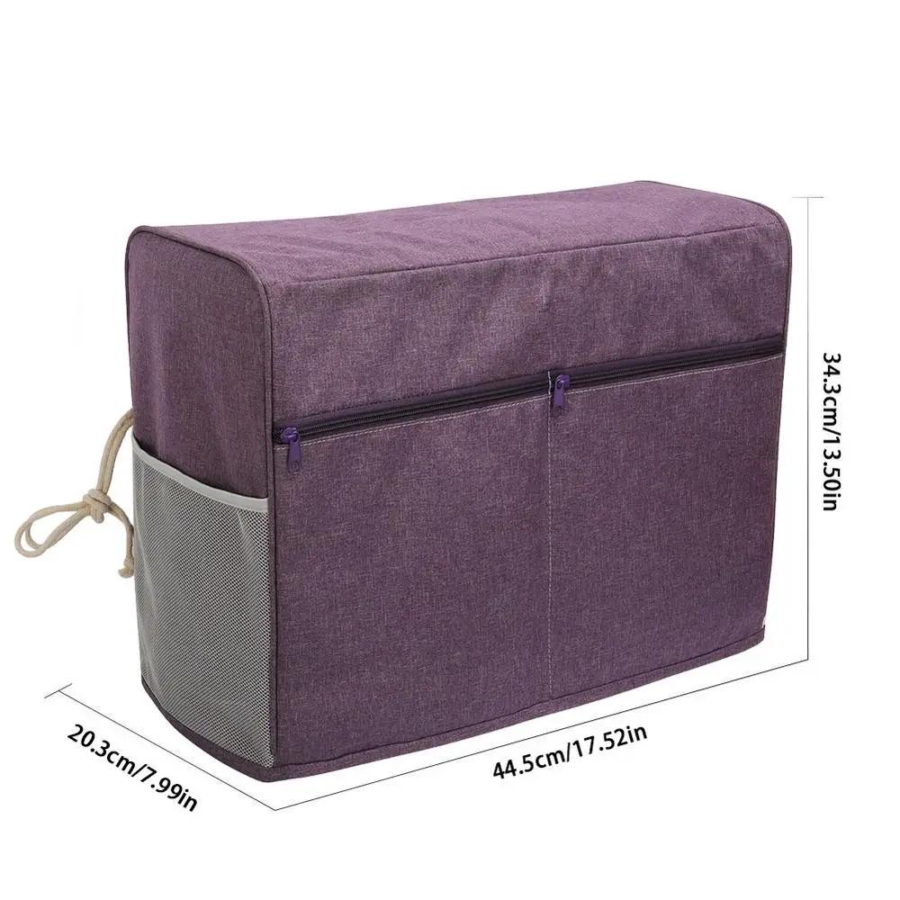 Capa protetora de pano durável à prova dwaterproof água para a máquina de costura com bolsos acessórios de costura saco de armazenamento - Image 1