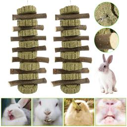 Maçã orgânica mastigando varas para animal de estimação, dentes seguros moendo brinquedo para chinchila, hamsters, roedores animais, 100% natural, coelho, 2pcs - Image 2