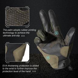 Luvas tácticas de ecrã táctil para homens, desporto, combate, paintball, airsoft, caça, tiro, ciclismo, antiderrapagem, equipamento de protecção - Image 4