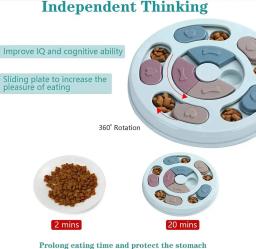 Educação Brinquedos interativos do cão, Atividade cães pequenos, Treinamento alimentação inteligente, Acessórios indestrutíveis, Durável - Image 4