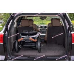 Pet Gear Carrinho de estimação AT3 sem zíper para gatos/cachorros, entrada sem zíper, fácil dobra com uma mão, pneus de corrida, forro removível, suporte de copo - Image 3