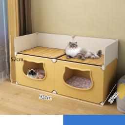 Destacável Cat Hiding House, confortável ninho de cachorro pequeno, lavável caverna gatos camas, Pet fornecimentos - Image 5