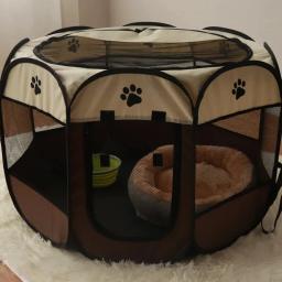 Tenda dobrável octogonal, pano Oxford portátil, ninho de gato e cachorro, impermeável e resistente a riscos, mobiliário doméstico - Image 6