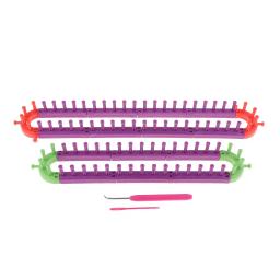 Máquina de tricô Tear Fio De Lã, Arte Artesanato Fazendo Ferramentas, Cachecol, Chapéu, Malha De Meias, Combinação Arbitrária, 1 Conjuntos, 20Pcs - Image 4