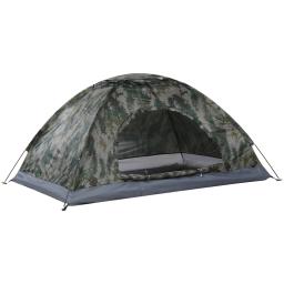 Barraca de acampamento portátil ultraleve destacável única/dupla pessoa tenda upf 30 + anti-uv revestimento barraca de praia para caminhadas ao ar livre - Image 6