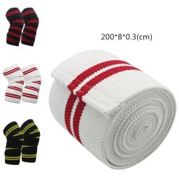 1pc esportes joelheiras cintas para ginásio treino levantamento de peso fitness agachamentos treinamento elástico joelho cinta mangas protetor - Image 3