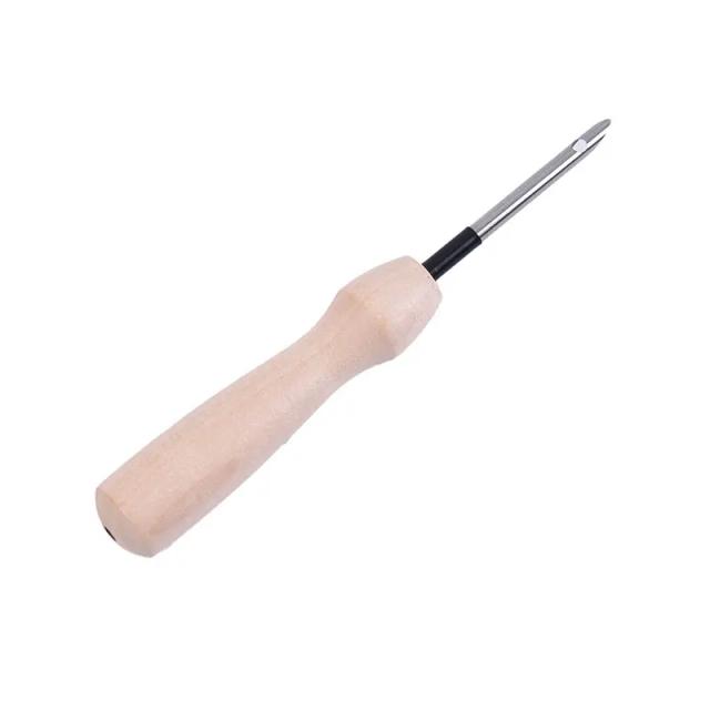 Tricô Bordado com Caneta Pen Handle, Ferramenta de Punch Needle para DIY, Acessórios de Costura, 3.5mm e 5mm, 1 Unidade
