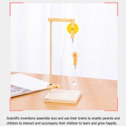 DIY Kits de construção de madeira para meninos e meninas, experimento científico, brinquedo educativo, modelo, quebra-cabeças, presentes - Image 4