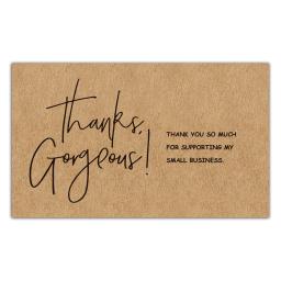 Cartão de agradecimento, Cartão de decoração, Atacado, Personalizado, Empresa, Loja, Negócio, Obrigado, 30Pcs - Image 3