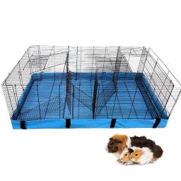 Útil à prova de poeira fácil remoção capa fixador fita gaiola chassi esteira gaiola fora forro lavável capa inferior para hamster - Image 2