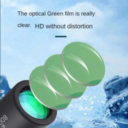 Ao ar livre 2000x25 hd telescópio monocular mini portátil telescópio do telefone móvel com suporte acampamento caça observação de pássaros telescópios - Image 2