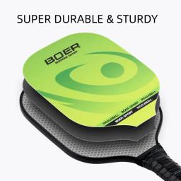 Raquete Pickleball De Grafite Superfície De Fibra De Carbono Favo De Mel Polímero Núcleo Composto para Exterior e Interior,,, - Image 2